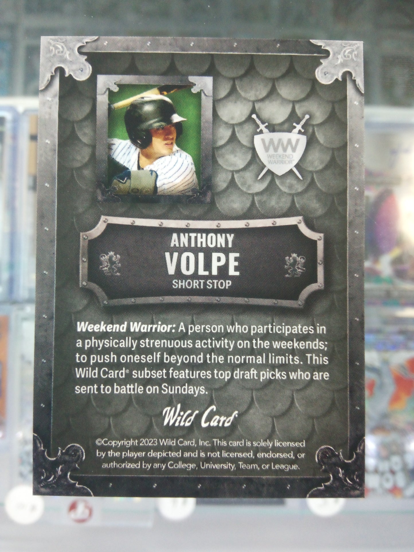 2023 Wild Card Matte * Anthony Volpe * #3/15 Weekend Warrior Chase Rookie