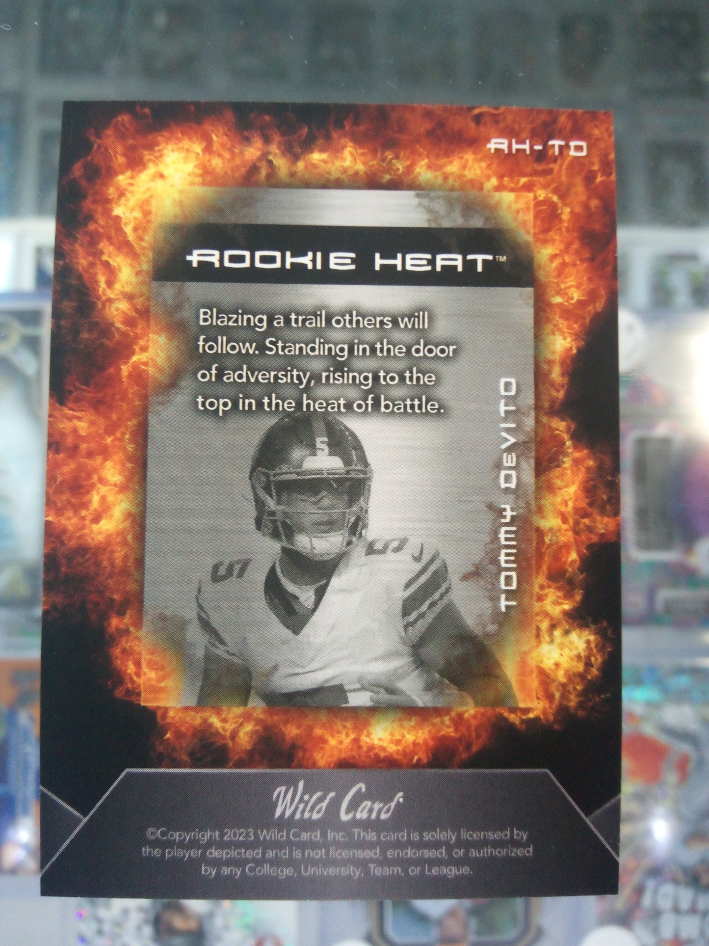 2023 Wild Card Matte * Tommy Devito * #72/200 Rookie Heat #RH-TD