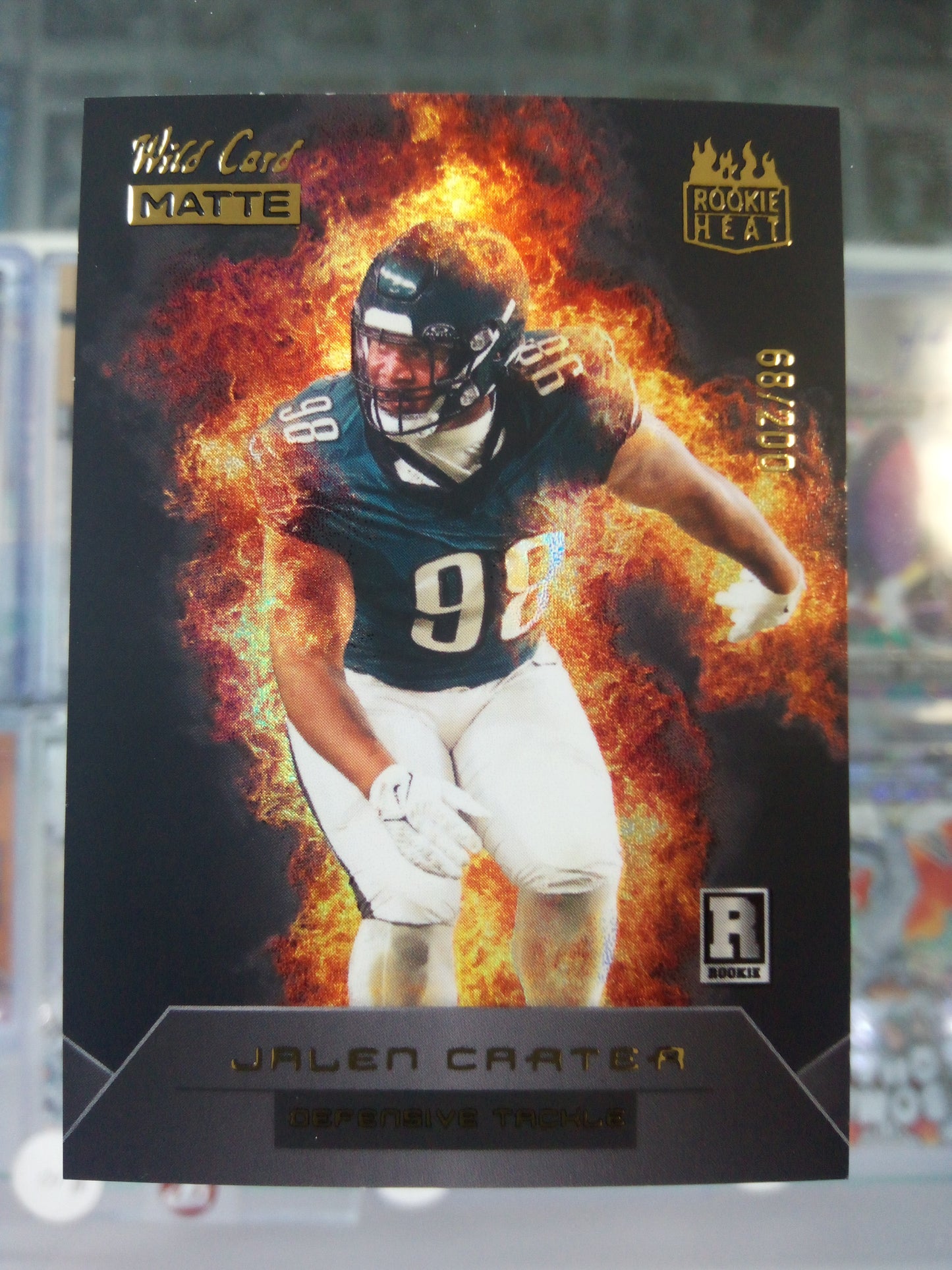 2023 Wild Card Matte * Jalen Carter * #68/200 Rookie Heat #RH-JC