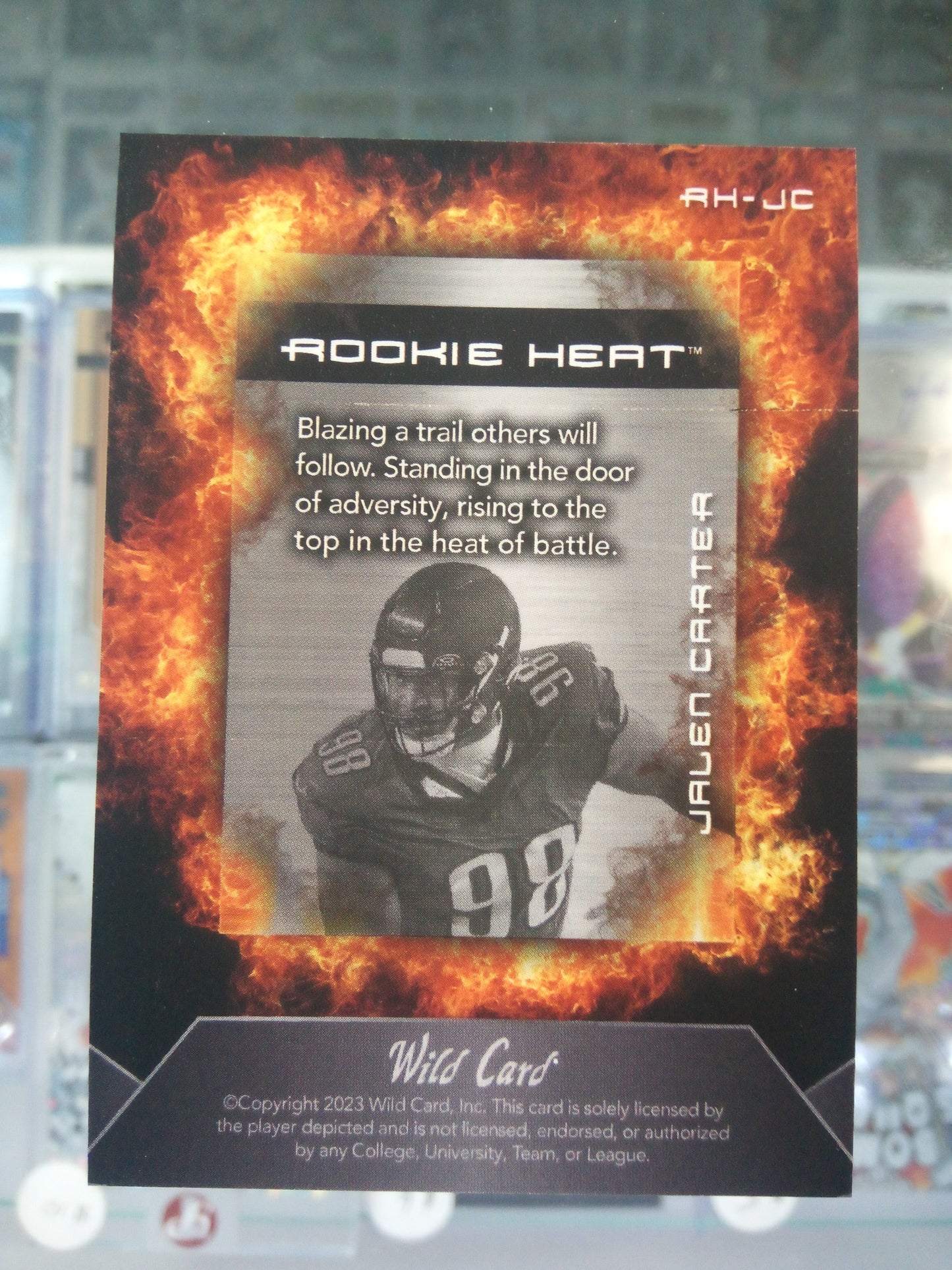 2023 Wild Card Matte * Jalen Carter * #68/200 Rookie Heat #RH-JC