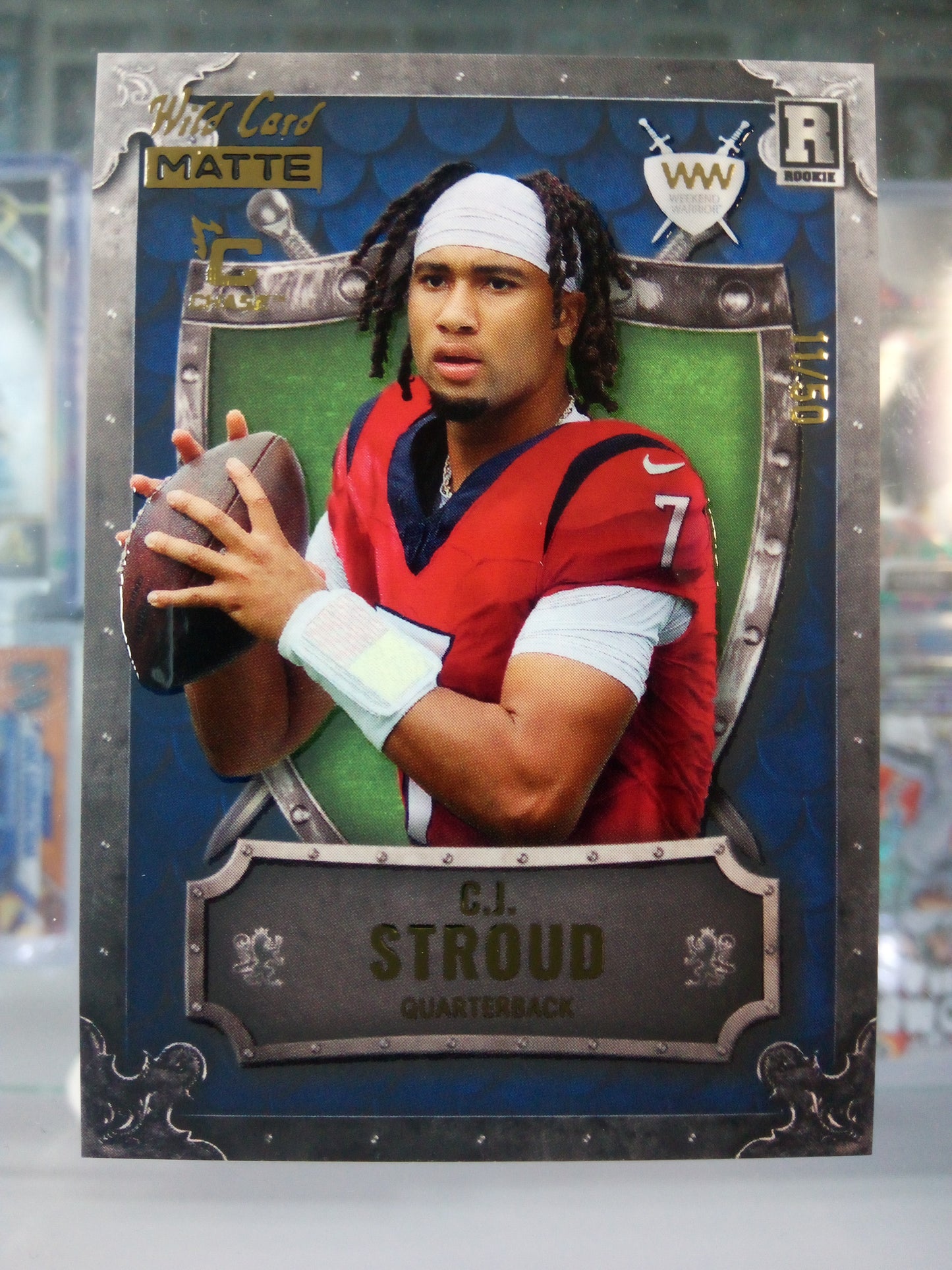 2023 Wild Card Matte * CJ Stroud * #11/50 Weekend Warrior Chase Rookie #WW-CS