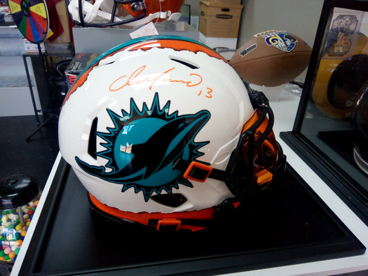 Dan Marino Signed Miami Dolphins Helmet * Custom Dipped/Paint * Beckett