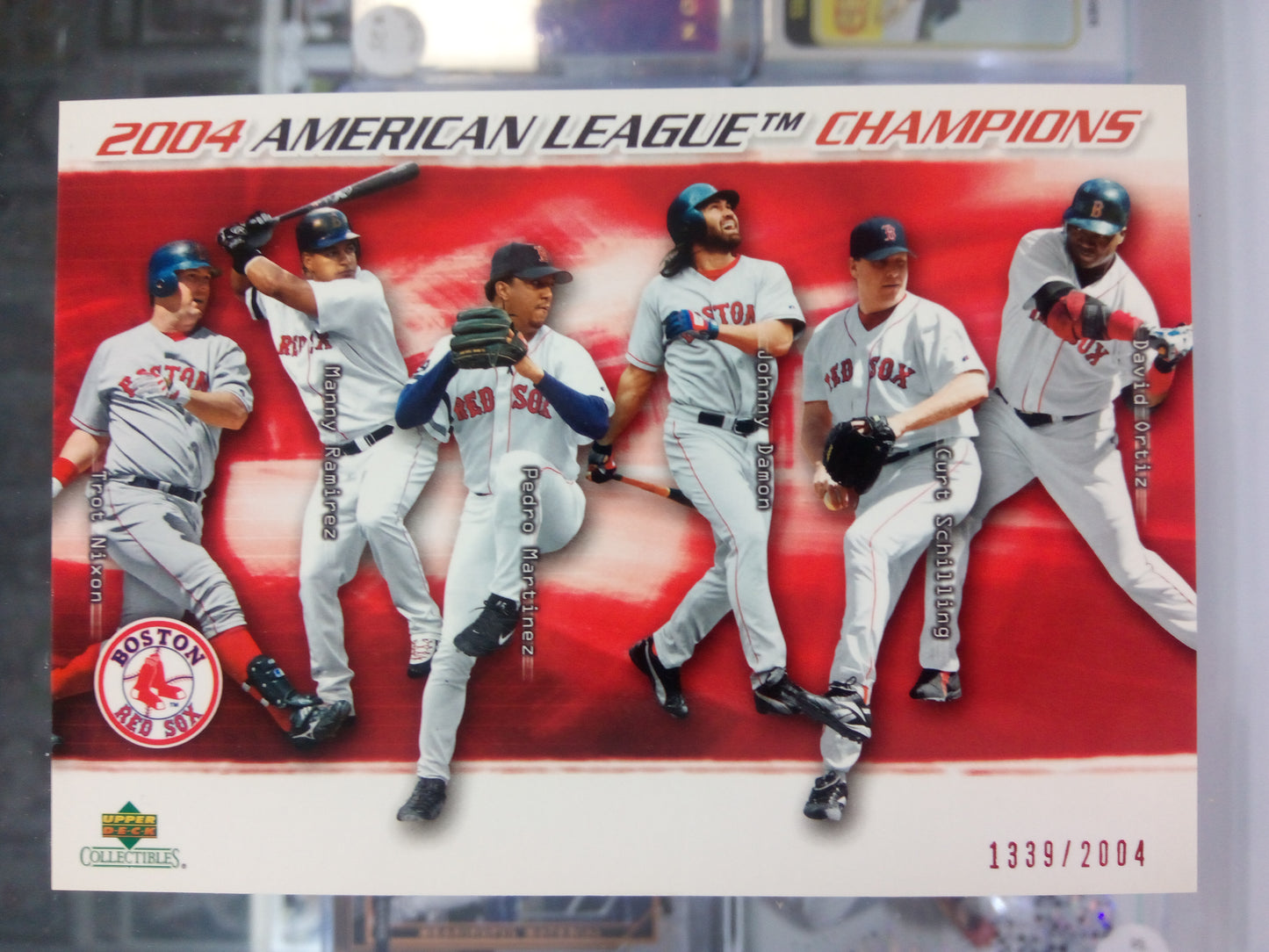 2004 Upper Deck Collectibles * Boston Red Sox AL Champs * #1339/2004