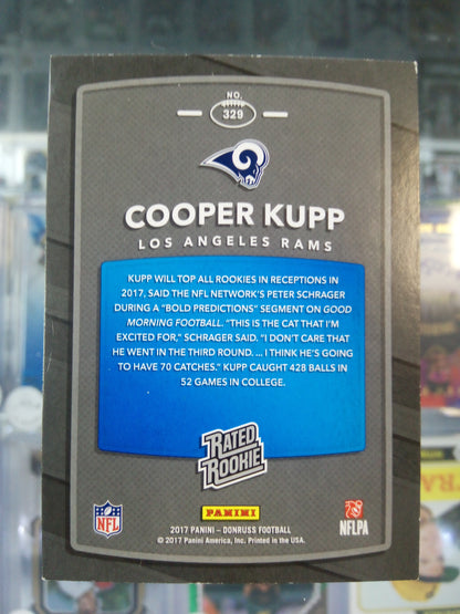 2017 Panini Donruss * Cooper Kupp * Red Press Proof Rated Rookie #329