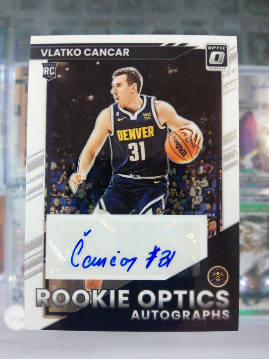 2022-23 Donruss Optic * Vlatko Cancar * #85/99 Rookie Optics Auto #ROA-VLA