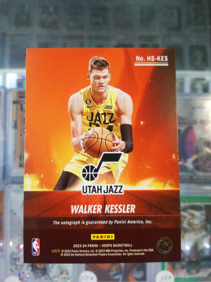 2023-24 Panini Hoops * Walker Kessler * Hot Signatures #HS-KES