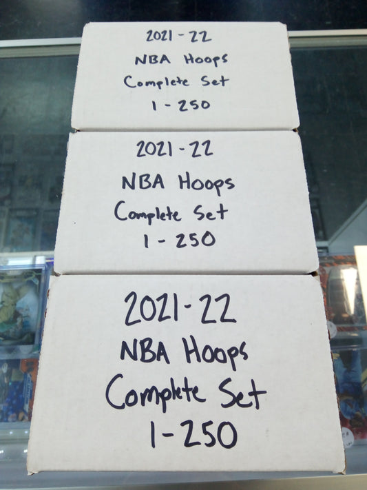 2021-22 NBA Hoops Basketball Complete Set