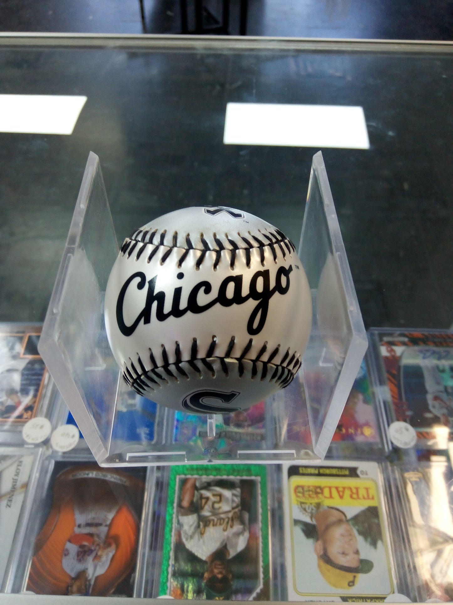 Chicago White Sox Franklin Collector Series Soft Strike Ball Display