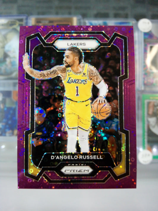 2023-24 Panini Prizm * D'Angelo Russell * #53/75 Fast Break Purple #111