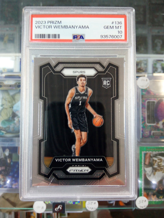 2023-24 Panini Prizm * Victor Wembanyama * RC #136 * PSA 10