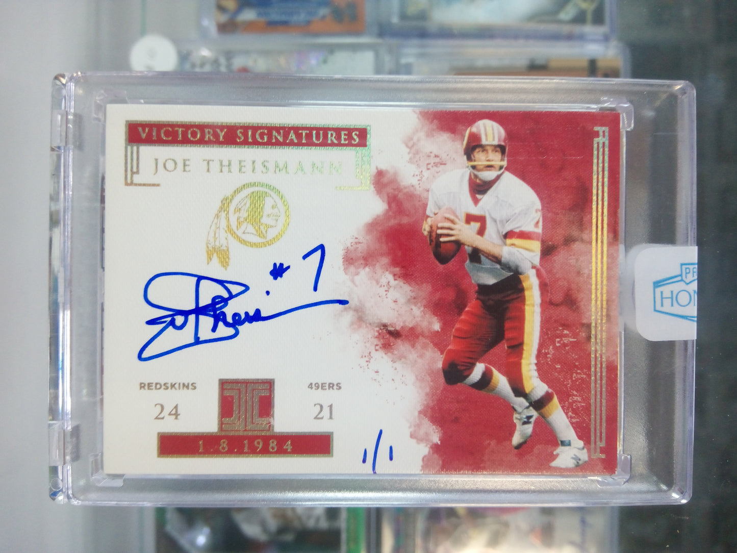 2022 Panini Honors * Joe Theismann * #1/1 Impeccable Auto #IV-JT