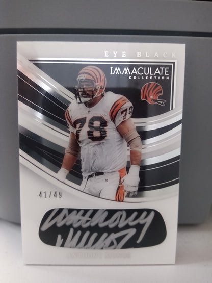 2023 Panini Immaculate * Anthony Munoz * #41/49 Eye Black Auto #EB-AM