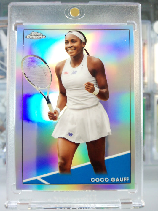 2021 Topps Chrome * Coco Gauff * Refractor Rookie #100