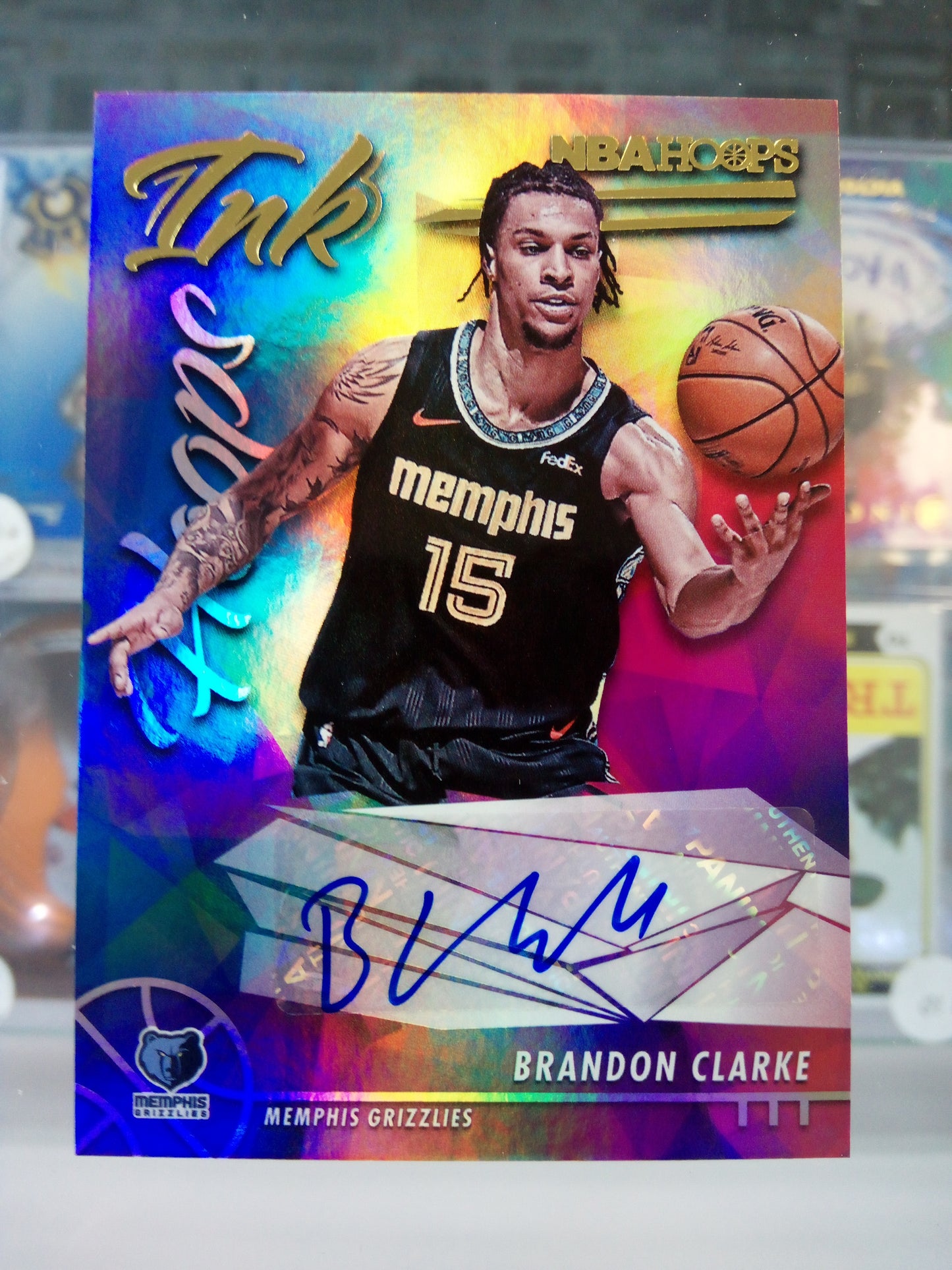 2021-22 Panini NBA Hoops * Brandon Clarke * Ink Auto #HI-BCL