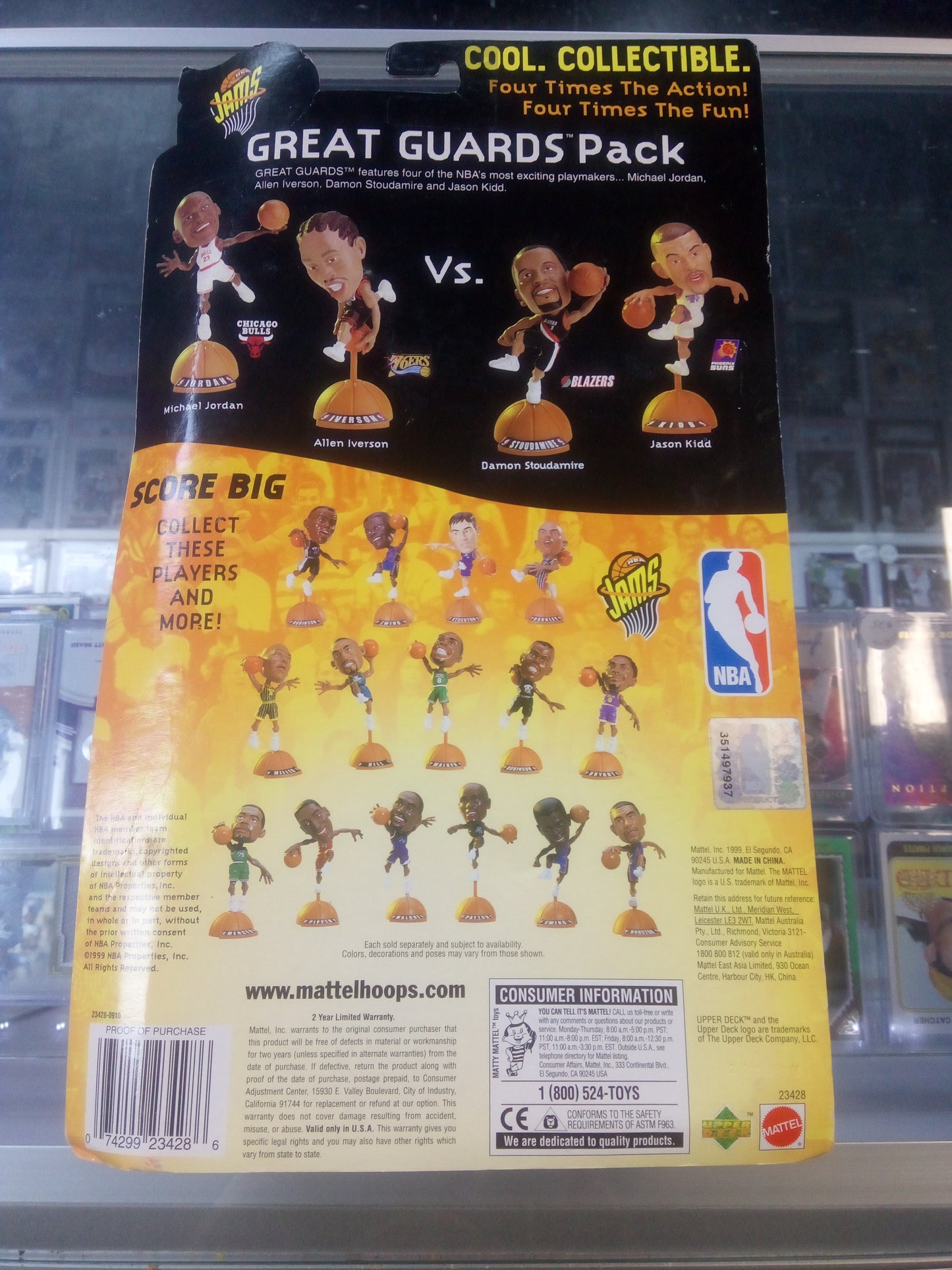 Mattel NBA Jams Classic Match Ups * Jordan / Iverson / Kidd / Stoudamire