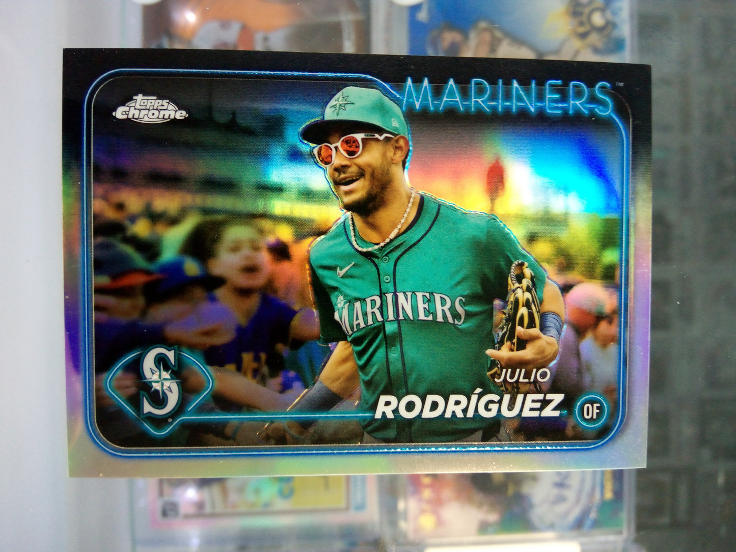 2024 Topps Chrome * Julio Rodriguez * SP Variation Refractor #300