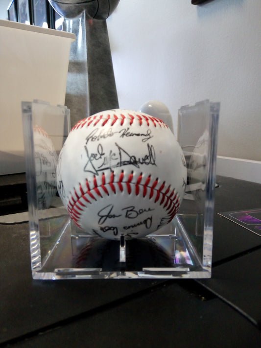 1994 Chicago White Sox Signed Baseball In Display Case