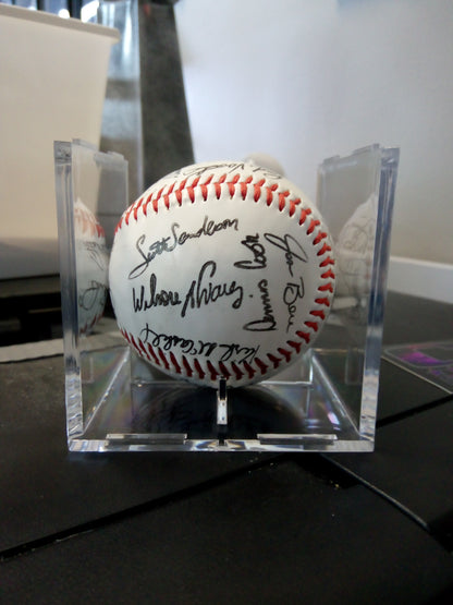 1994 Chicago White Sox Signed Baseball In Display Case