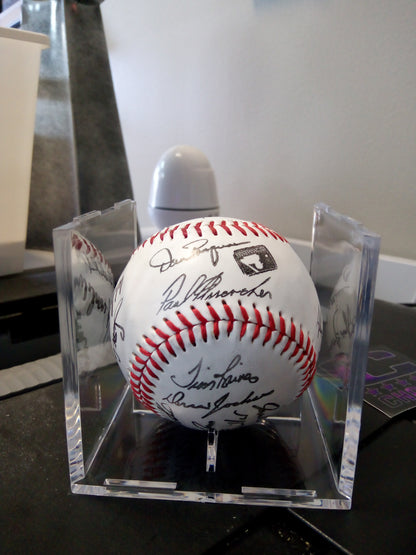 1994 Chicago White Sox Signed Baseball In Display Case