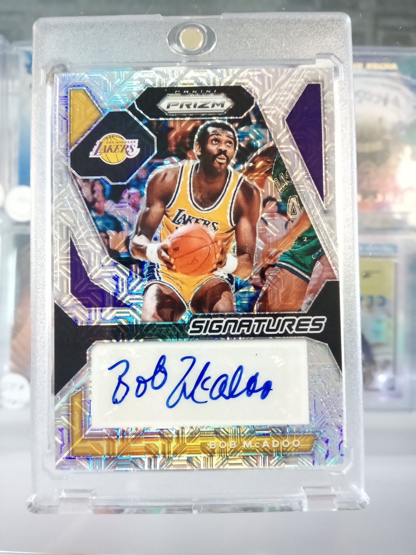 2023-24 Panini Prizm * Bob McAdoo * #14/25 Mojo Prizm Auto #SIG-BOB