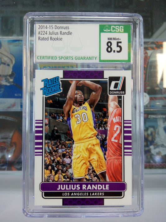 2014-15 Panini Donruss * Julius Randle * RC #224 * CSG 8.5