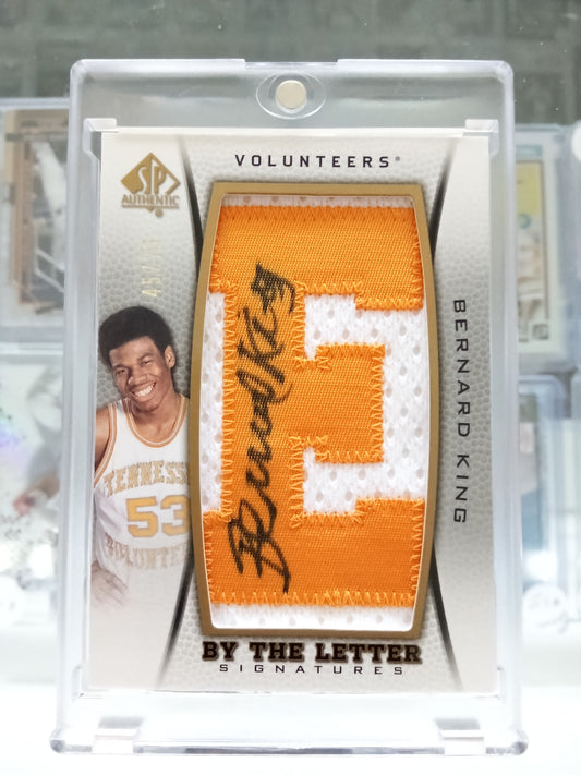 2012-13 SP Authentic * Bernard King * #45/75 By The Letter Auto #BL-BK