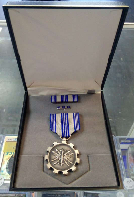 US Air Force "Meritorious Achievement" Service Medal Award In Case