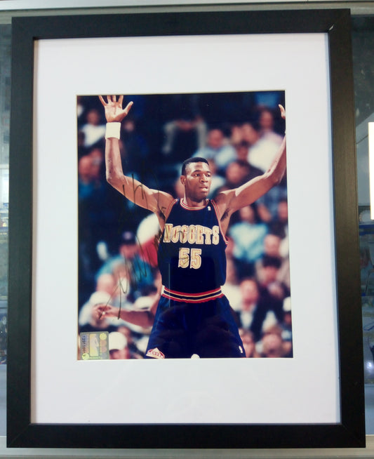 Dikembe Mutombo Signed 8x10 Framed Photo