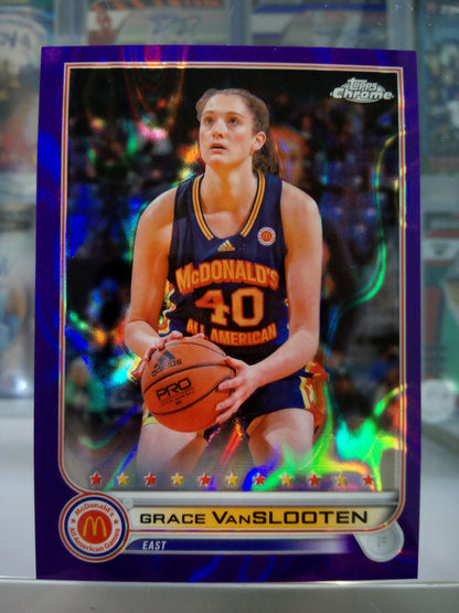 2022 Topps Chrome McDonald's * Grace VanSlooten * #266/299 Purple Refractor #35