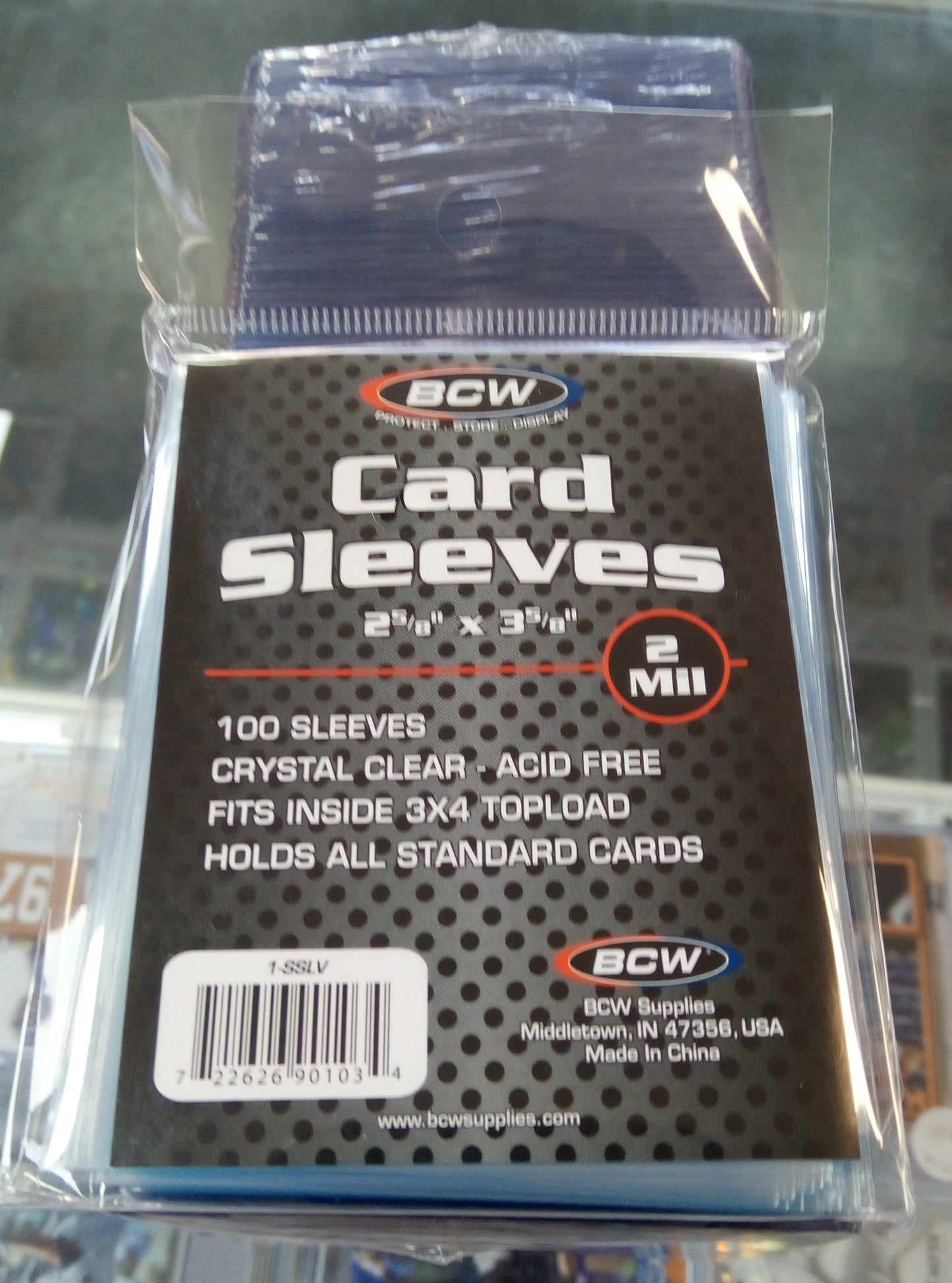 BCW 35PT Toploader / Sleeve Set * 100 Count