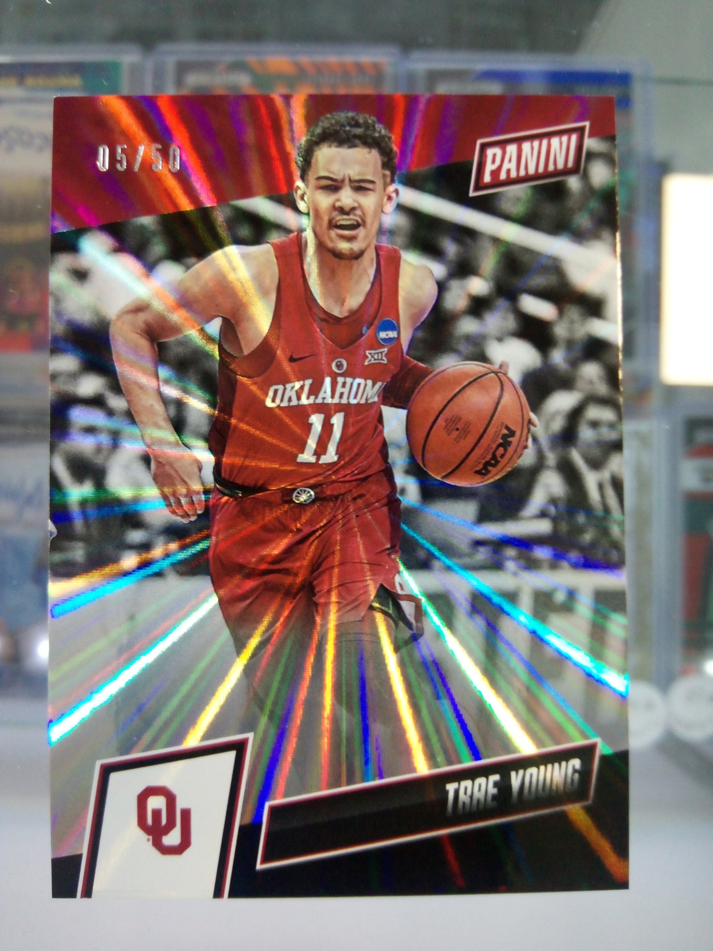 2019 Panini National * Trae Young * #05/50 Rainbow #TY