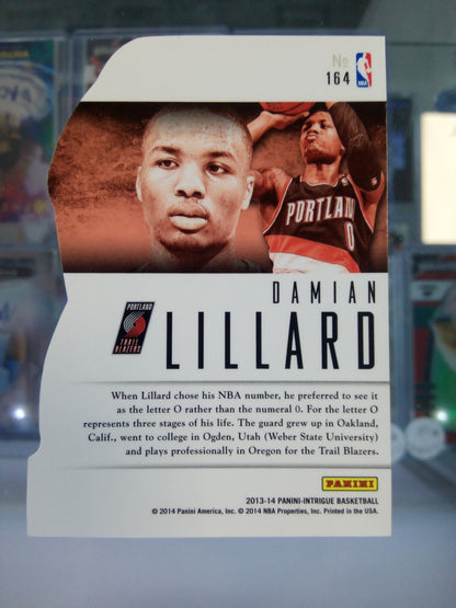 2013-14 Panini Intrigue * Damian Lillard * Intriguing Players Die-Cut #164