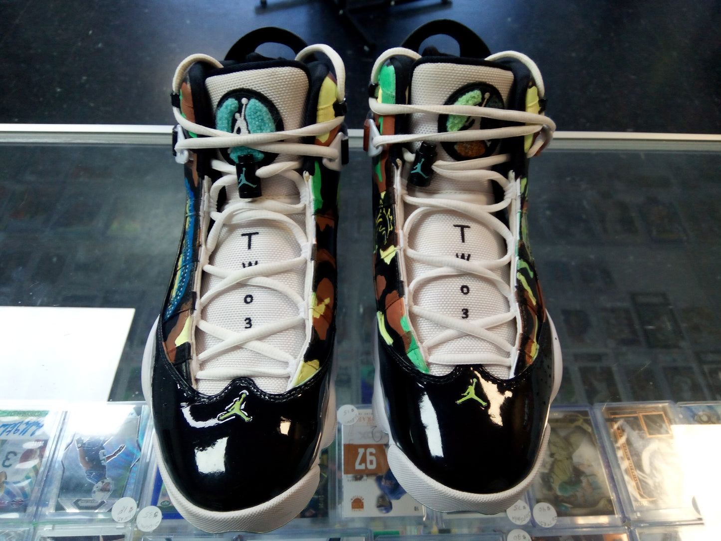 Custom Painted Air Jordan Shoe Pair * Young Dolph Edition