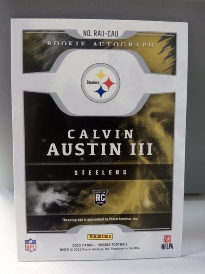 2022 Panini Origins * Calvin Austin III * RC Auto #RAU-CAU