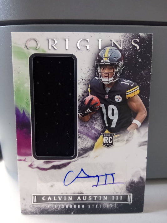 2022 Panini Origins * Calvin Austin III * RC Jersey Auto #192