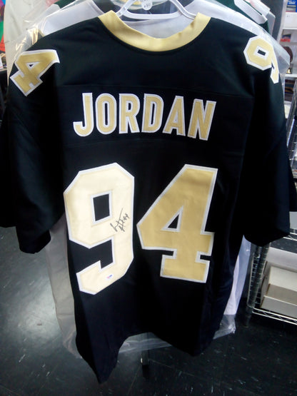 Cameron Jordan Signed Saints Jersey - Black * JSA