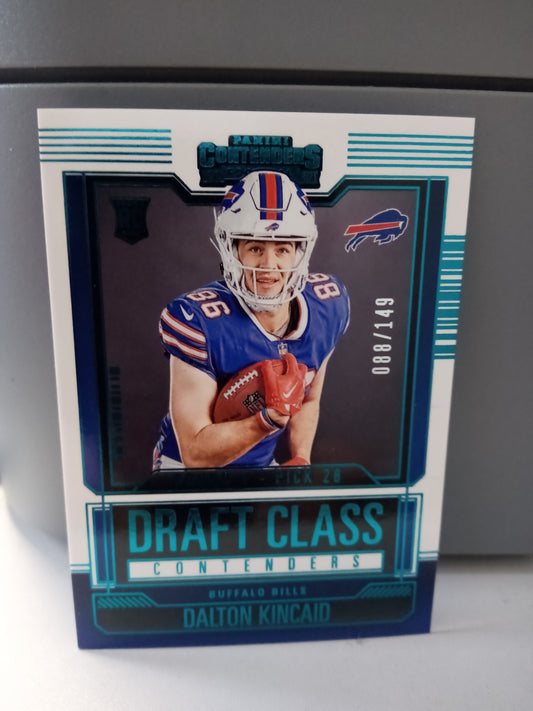 2023 Panini Contenders * Dalton Kincaid * #088/149 Teal Draft Class #7