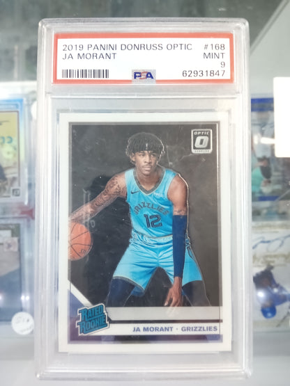 2019-20 Donruss Optic * Ja Morant * Rated Rookie #168 * PSA 9