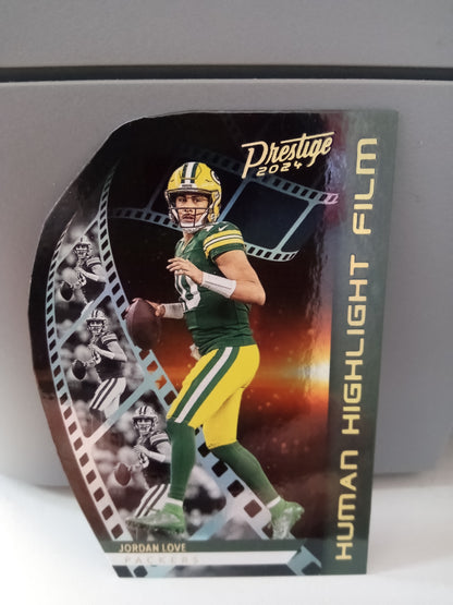 2024 Panini Prestige * Jordan Love * Human Highlight Film Die Cut #20 SP