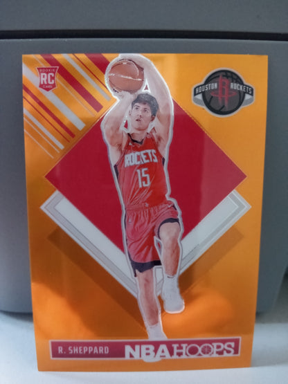 2024-25 NBA Hoops * Reed Sheppard * #146/199 Orange Tribute RC #291