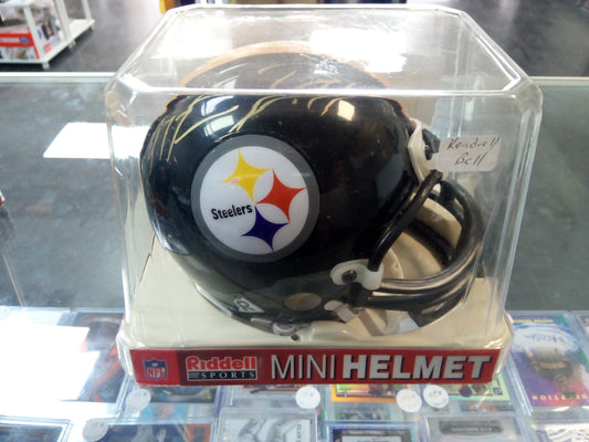 Kendrell Bell Signed Pittsburgh Steelers Mini Helmet * SCC