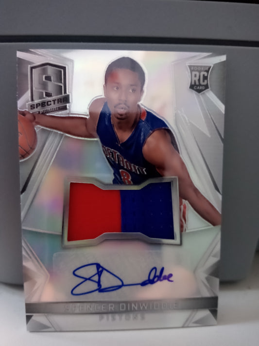 2014-15 Panini Spectra * Spencer Dinwiddie * Silver RPA #125