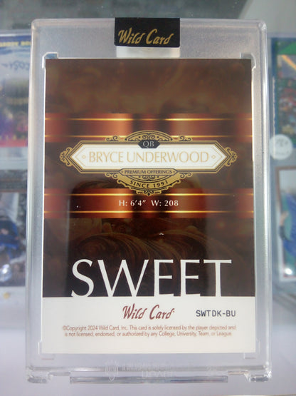 2025 Wild Card * Bryce Underwood * #1/1 Premium Offerings #SWTDK-BU