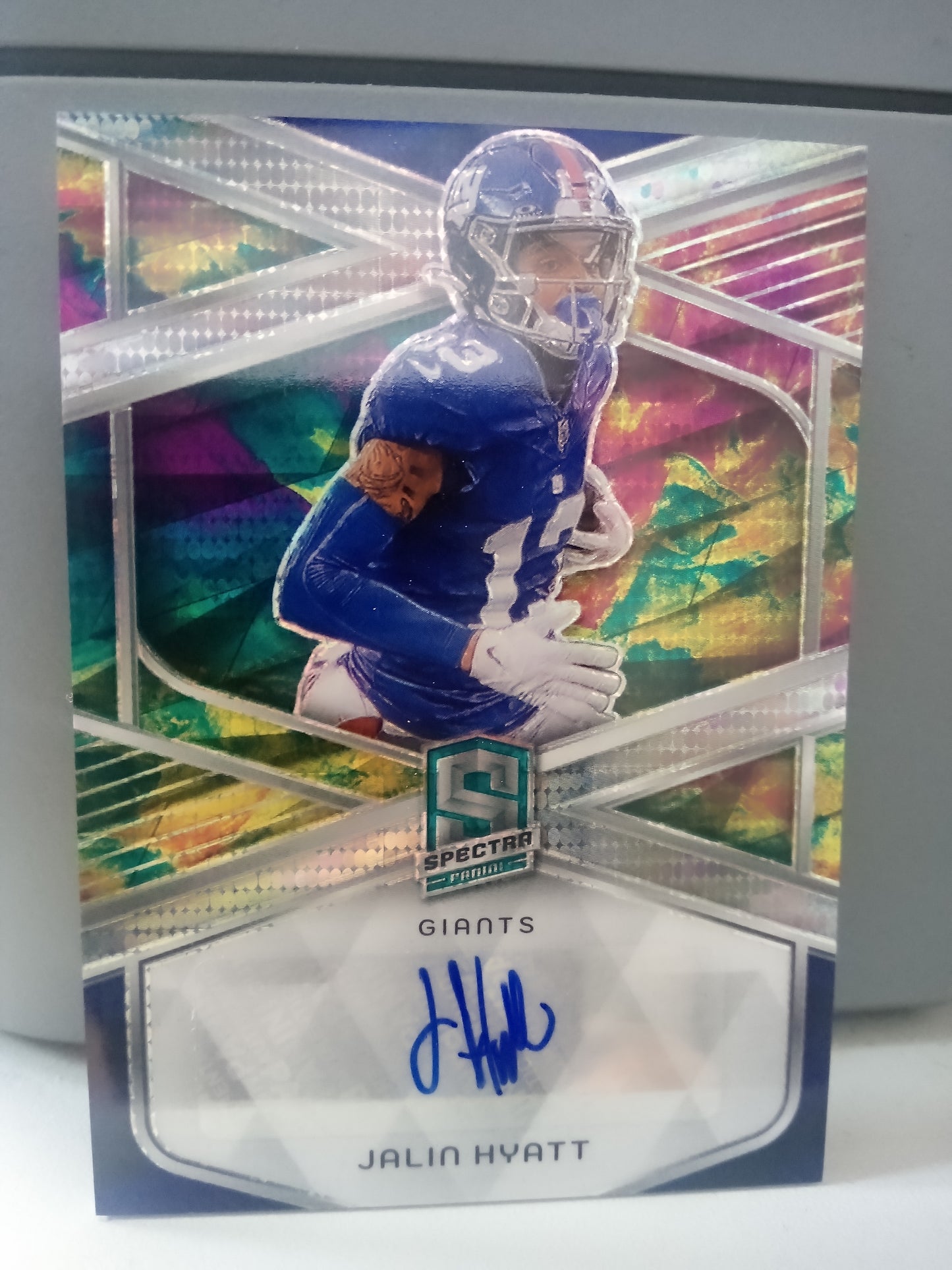 2024 Panini Spectra * Jalin Hyatt * #53/75 Celestial Prizm Auto #SIG-JHT