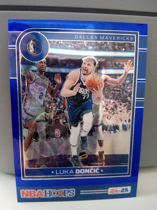 2024-25 Panini Hoops * Luka Doncic * #53/99 Blue Scope Prizm #115