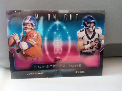 2024 Topps Midnight * Bo Nix / John Elway * Constellations #C-6