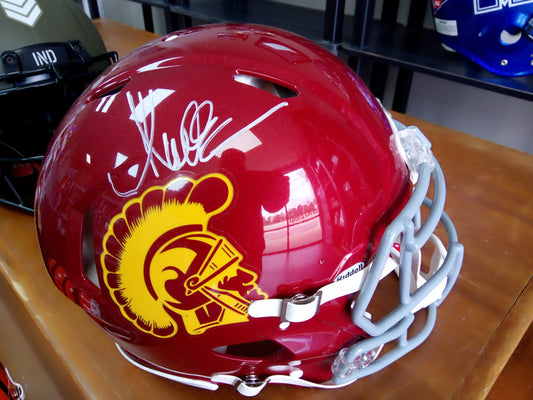 Marcus Allen Signed USC Trojans Full Size Helmet * Beckett