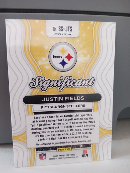 2024 Panini Prizm * Justin Fields * Significant Signatures Silver #SS-JFS