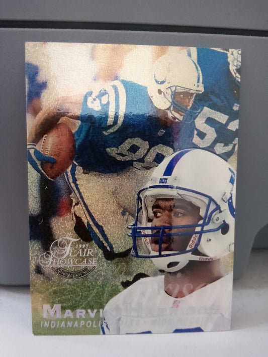 1997 Fleer Flair * Marvin Harrison * Showcase Row 0 Seat #15