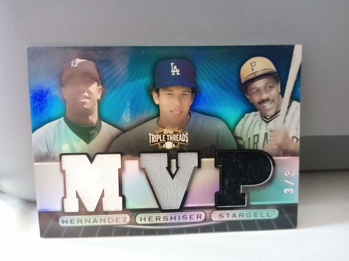 2007 Topps Triple Threads * #3/3 MVP Triple Relic #TTRC-89